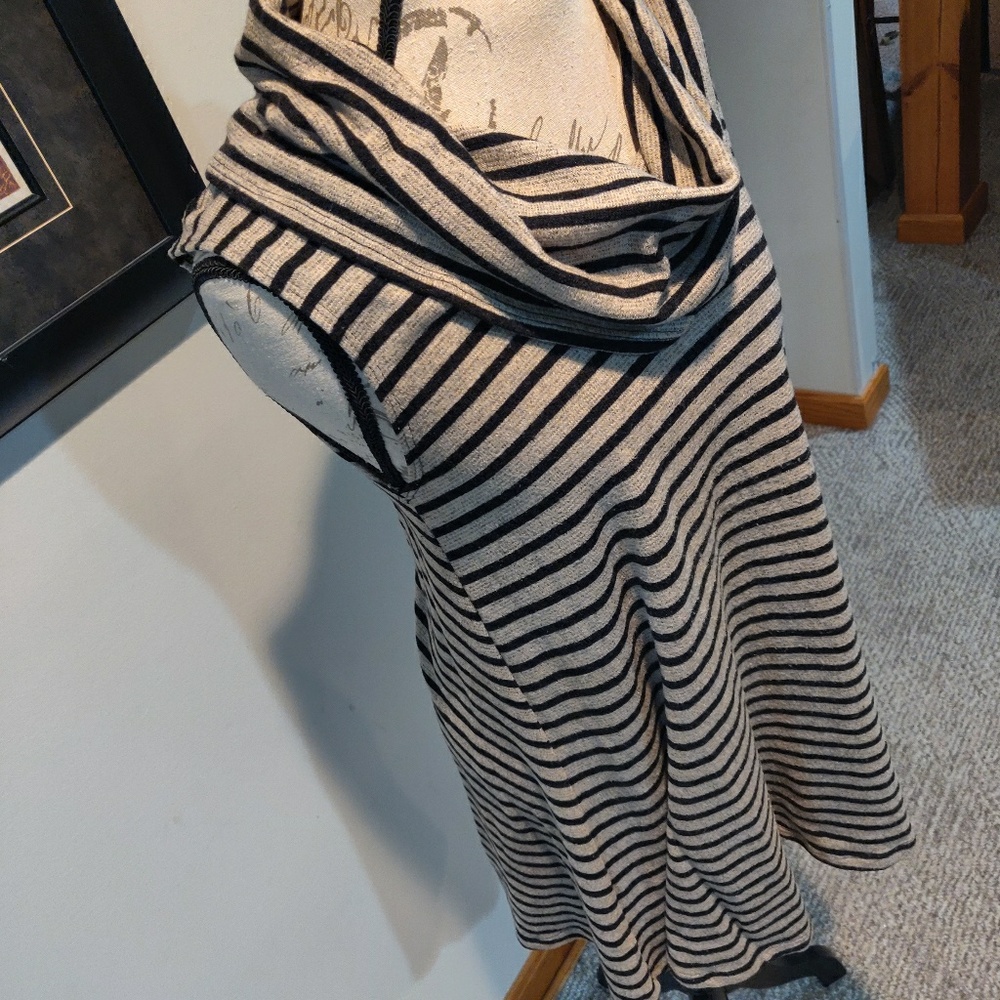 Sleeveless dressy cowl neck sweater